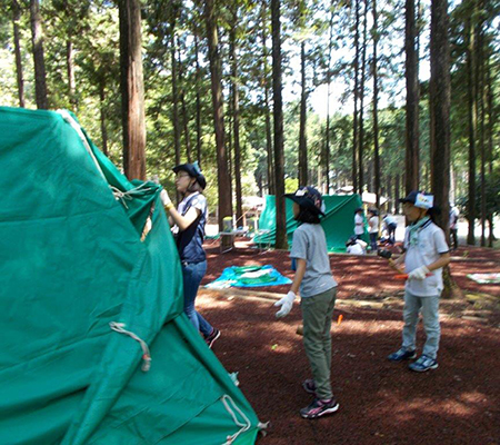 キャンプ 100のコト 100周年記念 公益社団法人ガールスカウト日本連盟