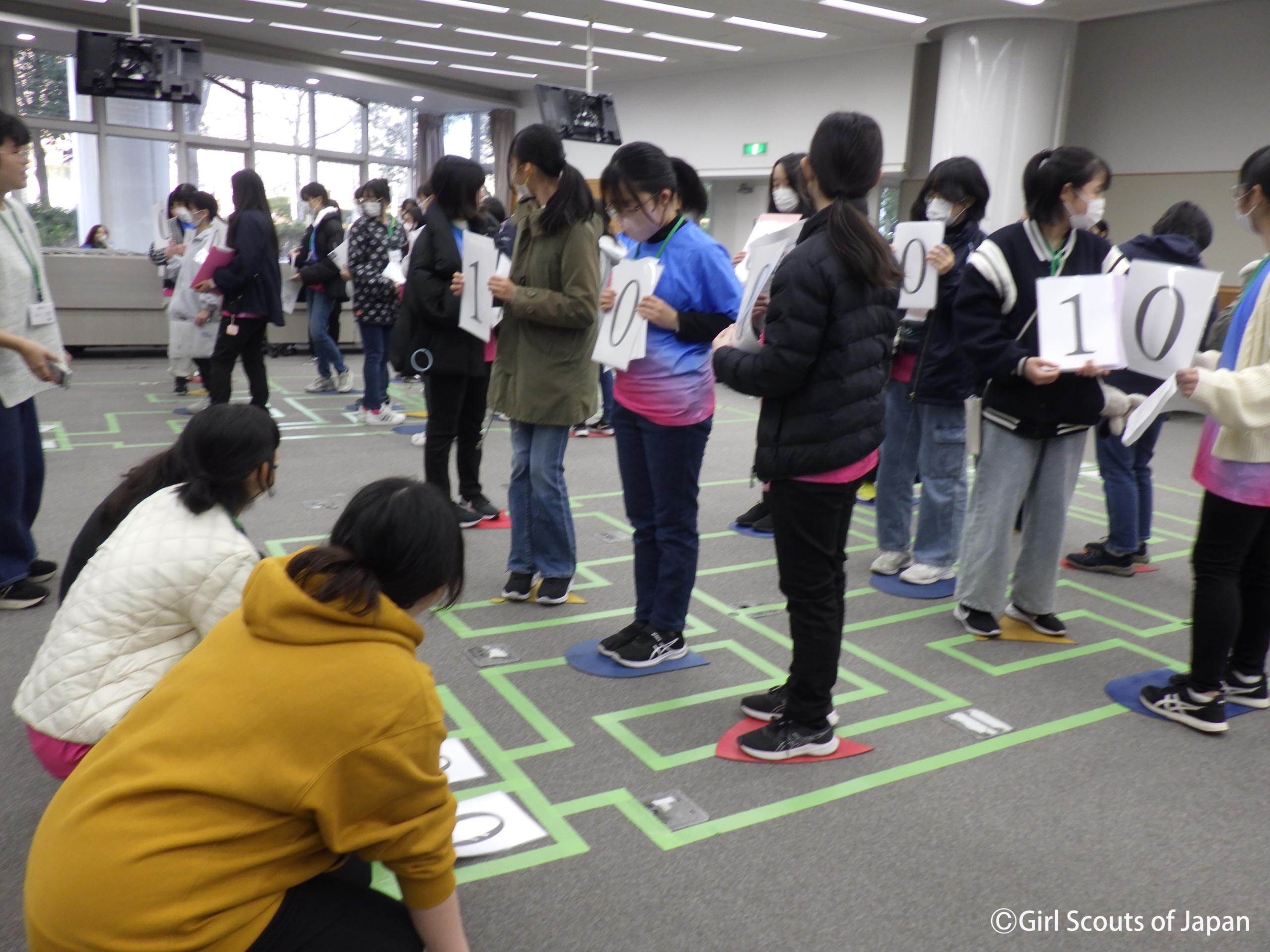 2進法を学ぶ参加者